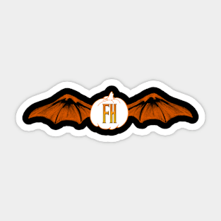 Fall Horsemen Bat Logo Sticker